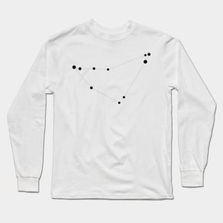 Capricorn - Minimalist Zodiac Art Long Sleeve T-Shirt